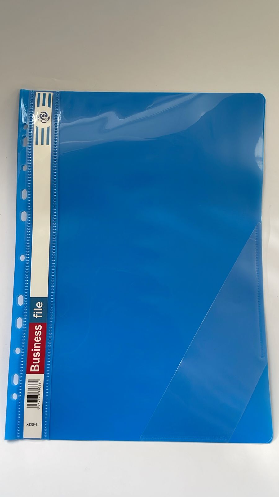 Скоросшиватель пластиковый  А4 пластик. плотный синий BUSINESS FILE XB320-11